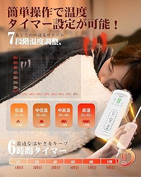 腕出し電気毛布 180x130cm H&amp;Wだら活毛布 着る・敷き・掛け Amazon.co.jp: 【腕出し電気毛布】180x130cm H&Wだら活毛布